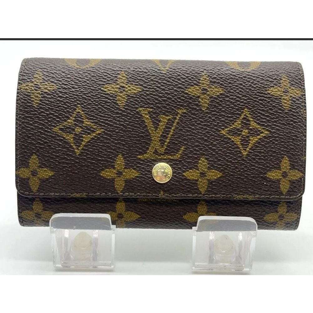 Auth Louis Vuitton Monogram Porte monnaie zip wallet NS121066, 8912AN